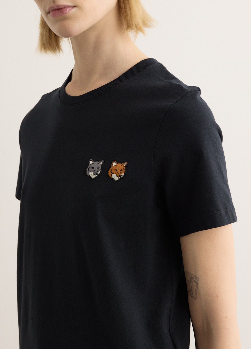 Double Bold Fox Head Comfort T-Shirt