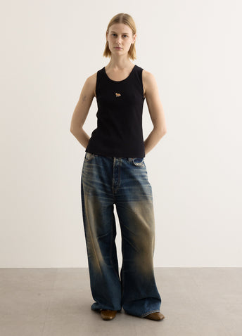 Baby Fox Ribbed Tank Top