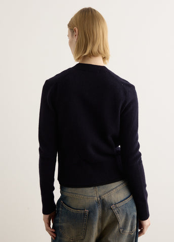 Baby Fox Patch Fitted Cardigan