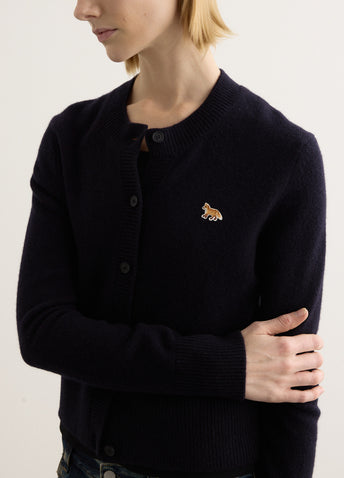 Baby Fox Patch Fitted Cardigan