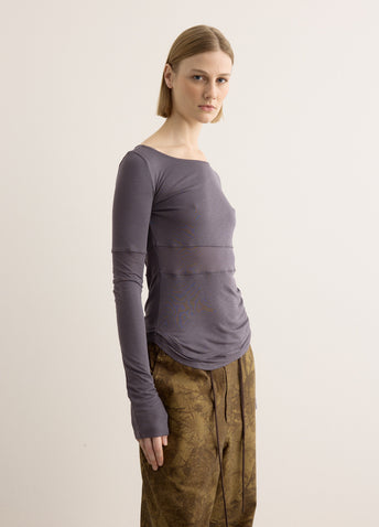 Corset Point Sleeve Top