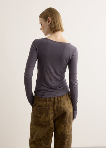Corset Point Sleeve Top