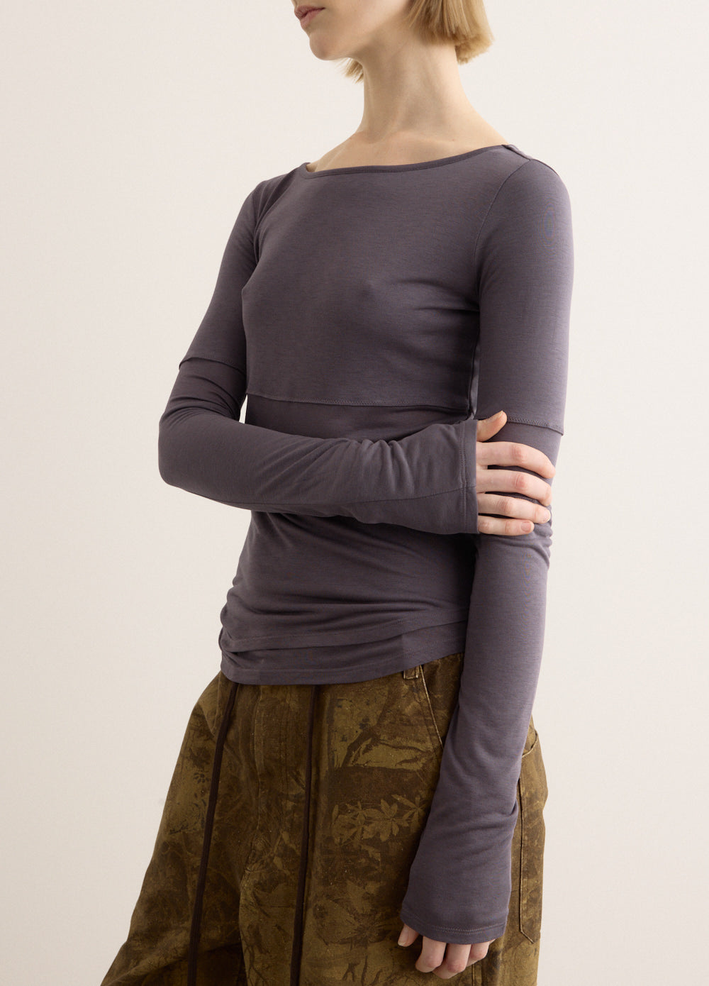 Corset Point Sleeve Top