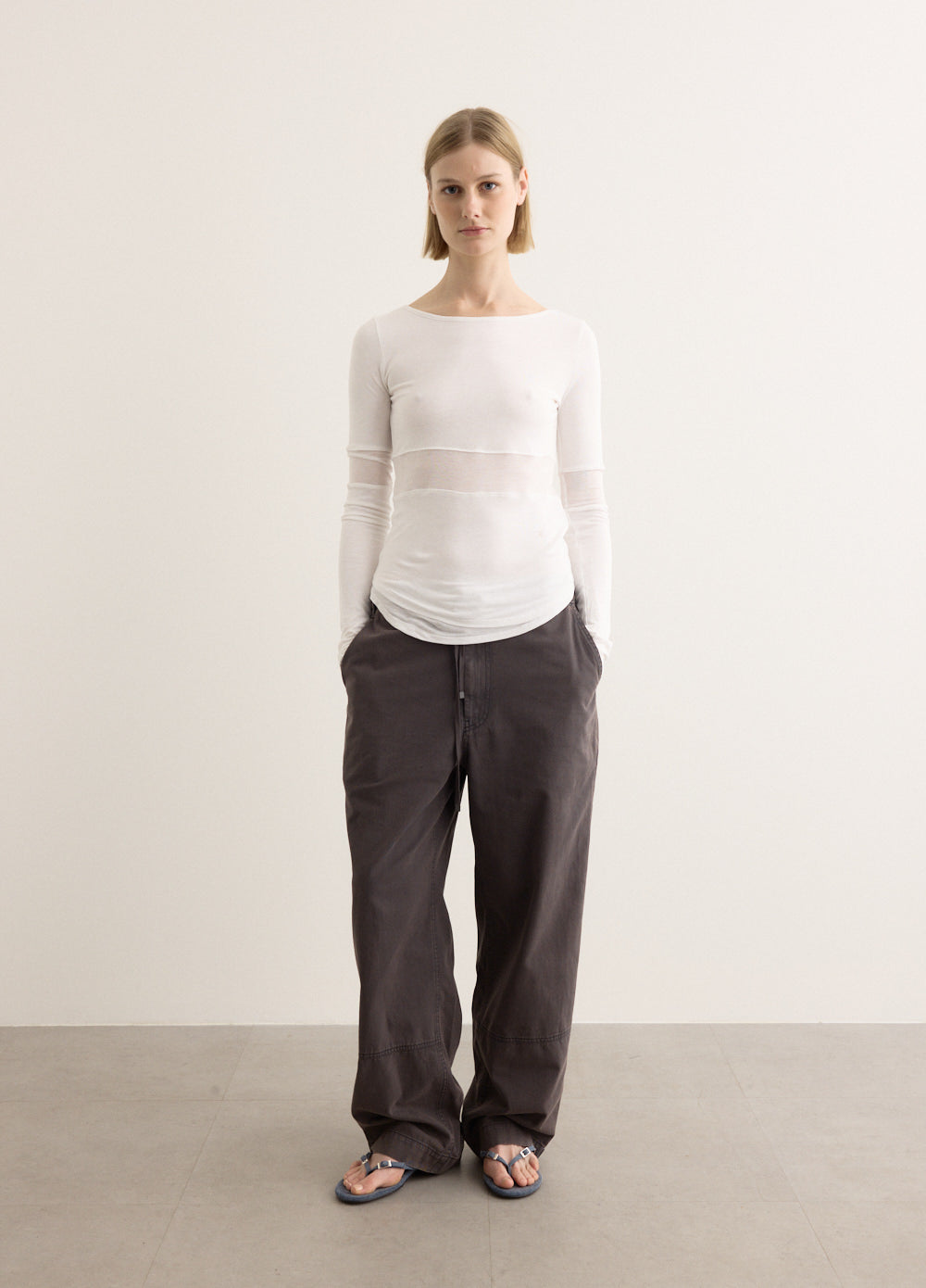 Corset Point Sleeve Top