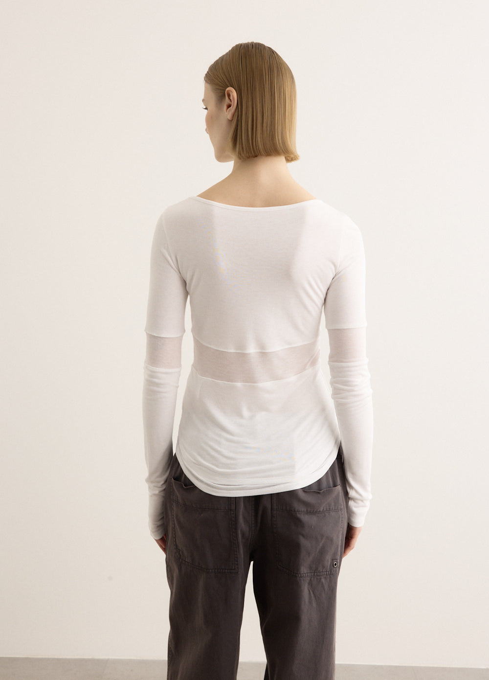 Corset Point Sleeve Top