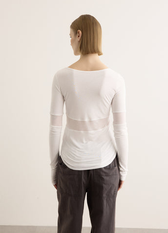 Corset Point Sleeve Top