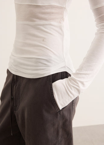 Corset Point Sleeve Top