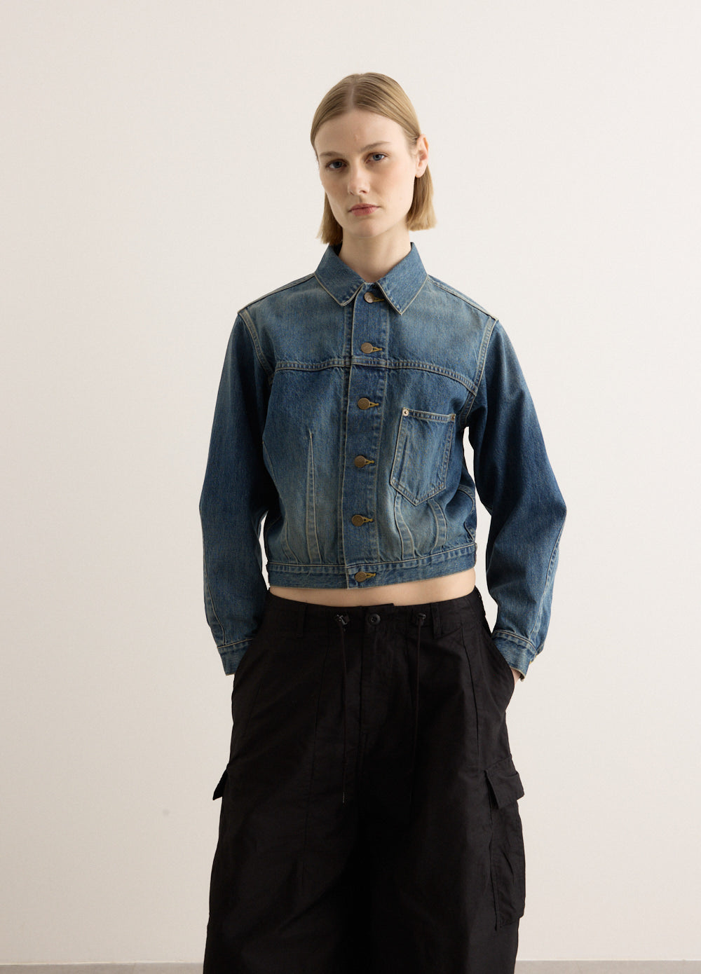 Darts Bottom Jean Jacket
