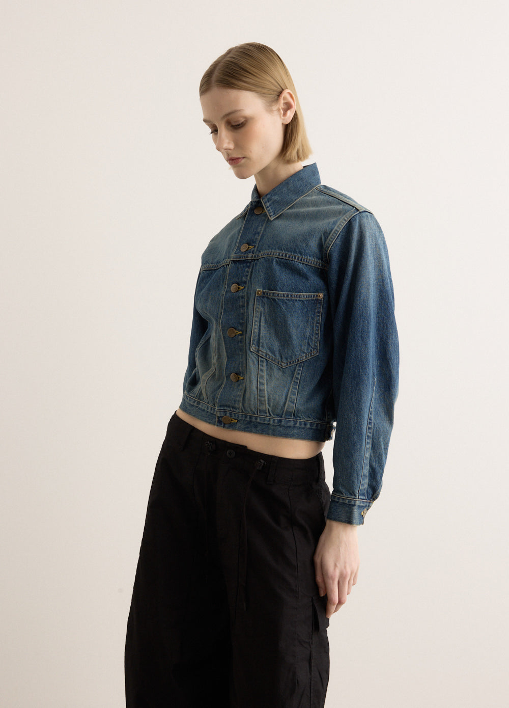 Darts Bottom Jean Jacket