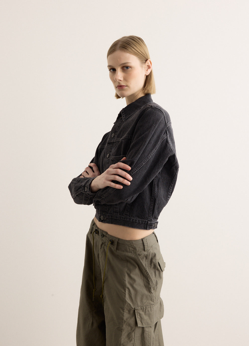 Darts Bottom Jean Jacket