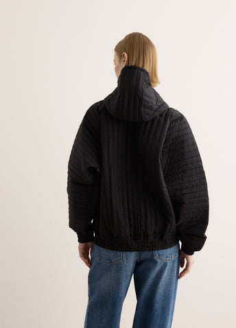 Taped Quilted Hoody