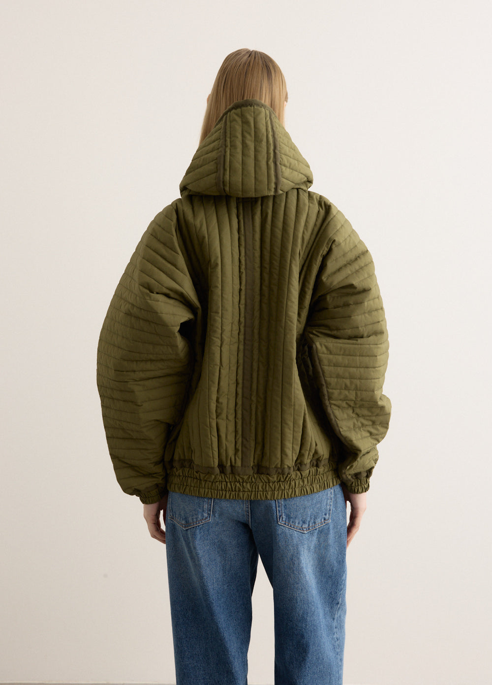 Taped Quilted Hoody