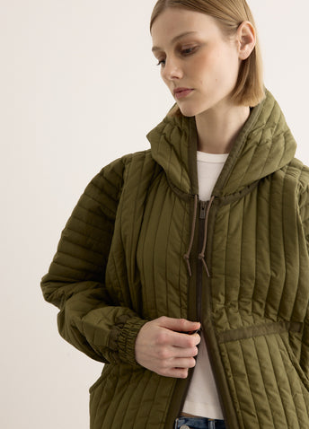 Taped Quilted Hoody