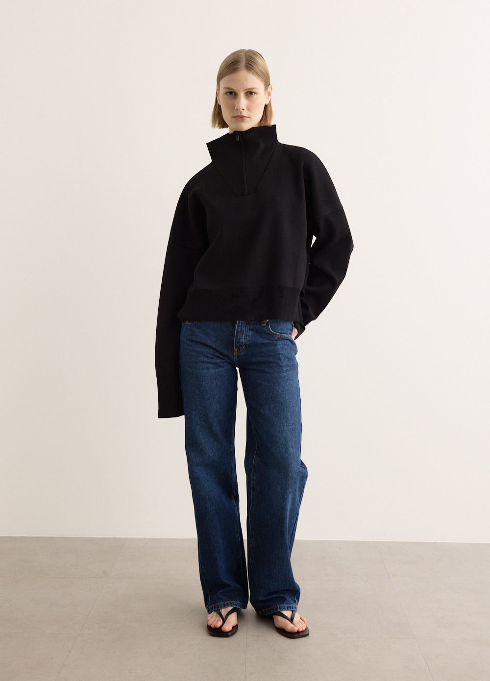 Milano Knit Zip Jumper