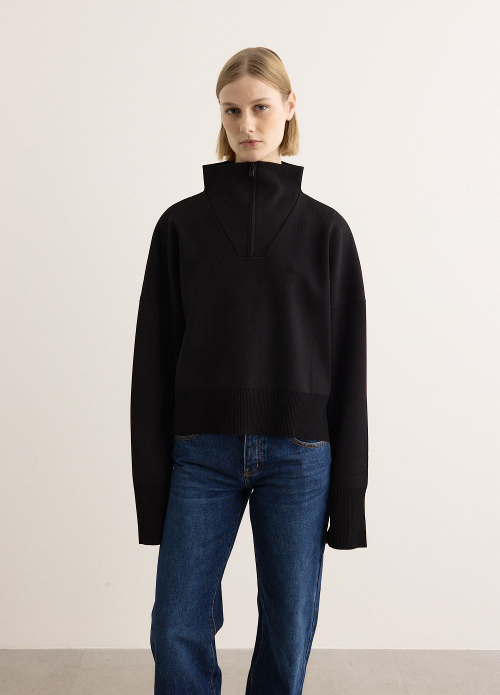 Milano Knit Zip Jumper