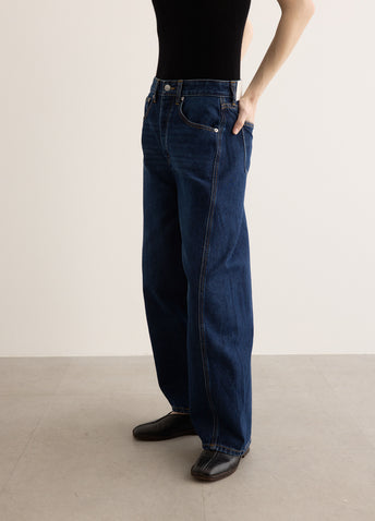 Mid Rise Balloon Jeans
