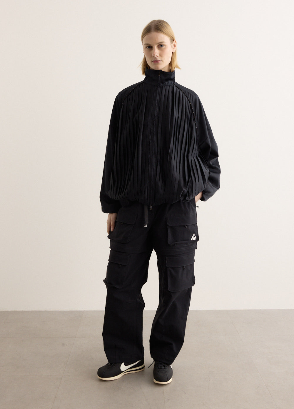 Women's Sportswear Collection Pleated Track Jacket