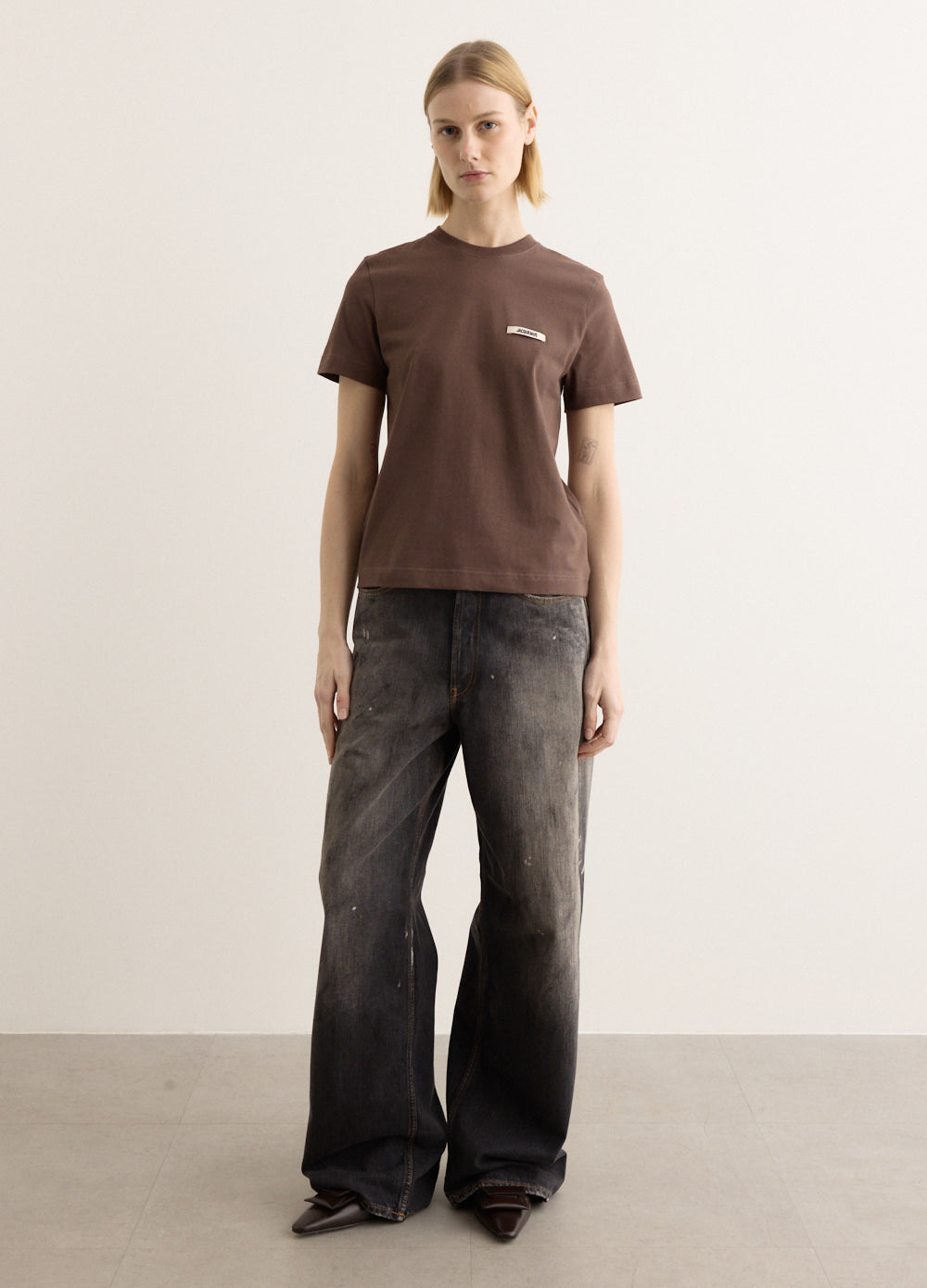 トップス butcher products GROSGRAIN SHIRT Le T-Shirt Gros Grain