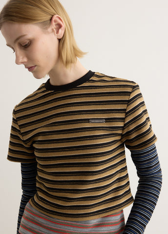 Multi Stripe Long Sleeve T-Shirt
