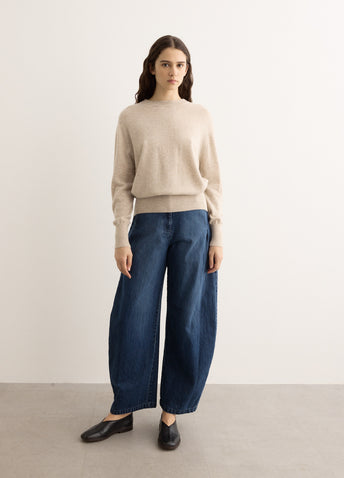 Mari Cashmere Crew Sweater