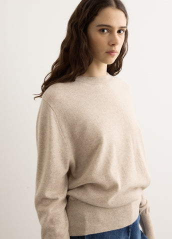 Mari Cashmere Crew Sweater