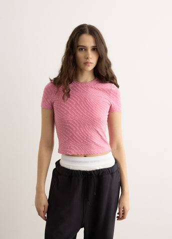 Jacquard Logo Baby T-Shirt