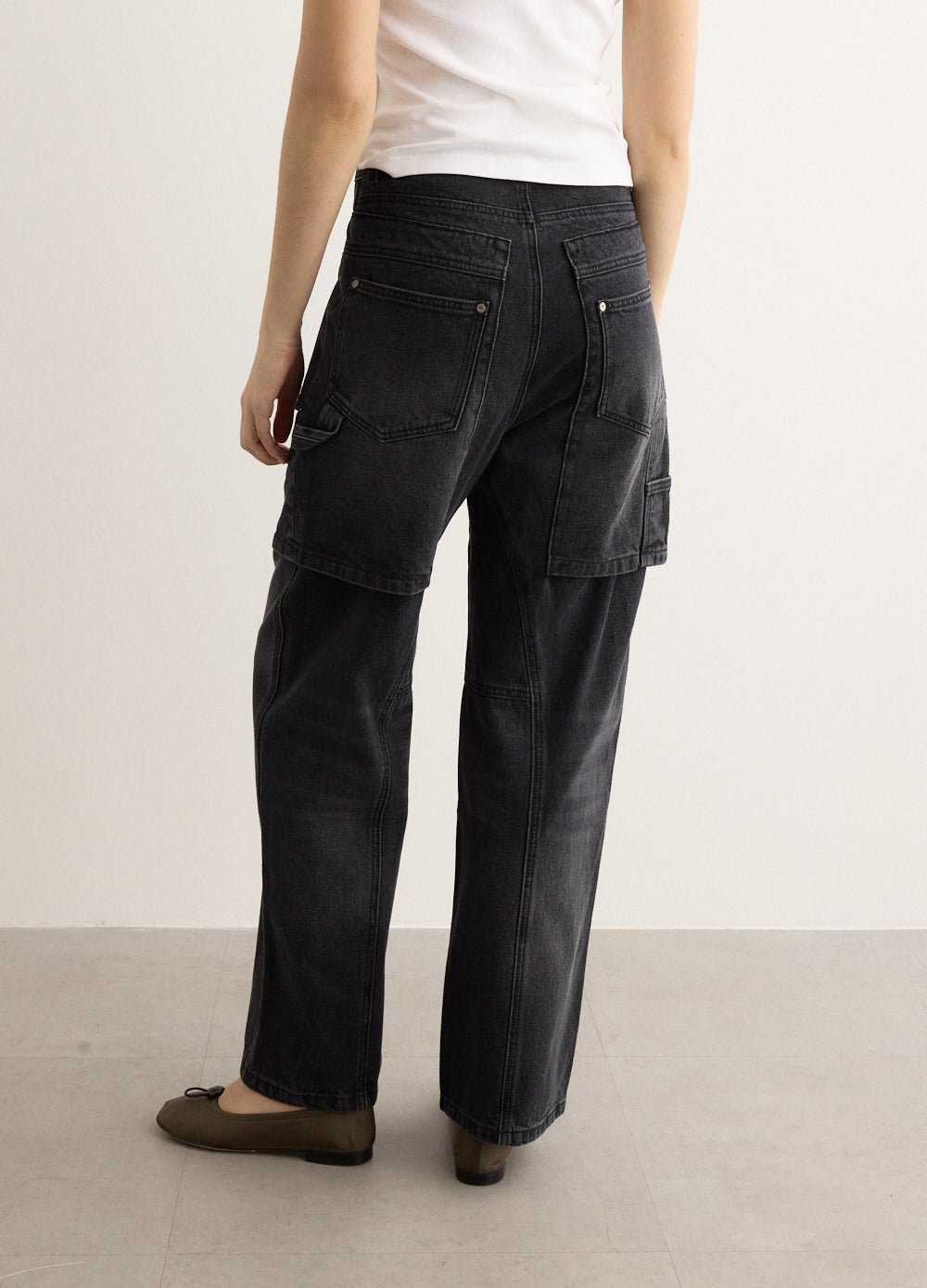 Raptor Layered Wide-Leg Jeans