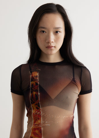 Mesh Short Dress