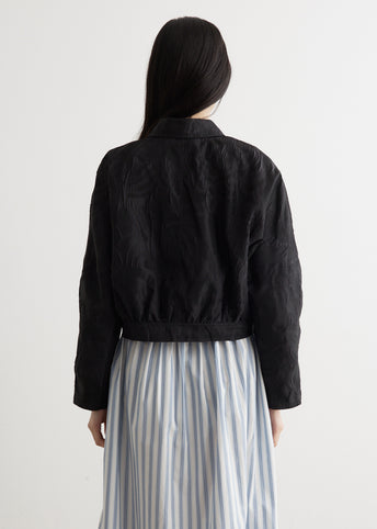 Textured Cloque Short Jacket