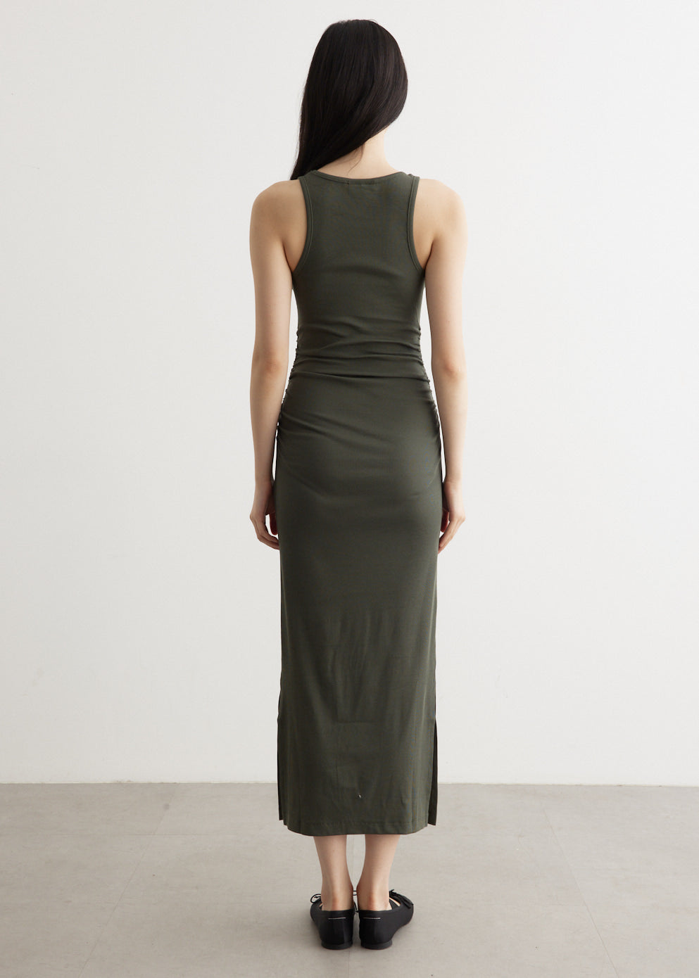 Soft Cotton Rib Tank Top Long Dress Soft Cotton Rib Tank Top Long Dress