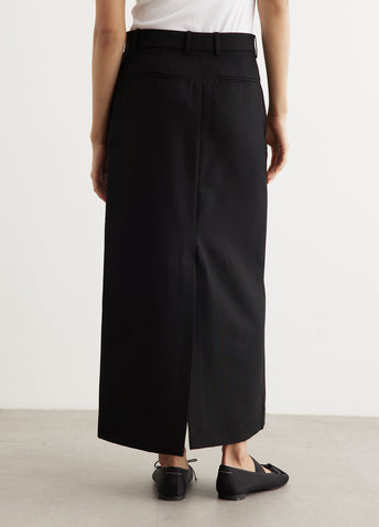 Low-Waist Straight Skirt
