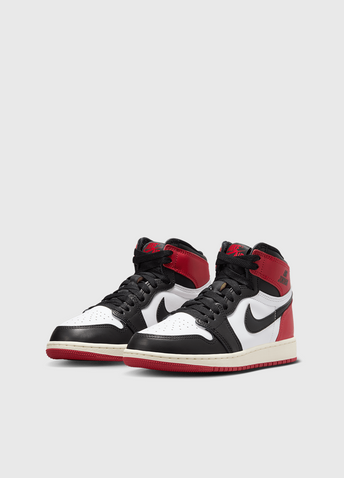 Air Jordan 1 Retro High OG 'Black Toe Reimagined' Sneakers (GS)
