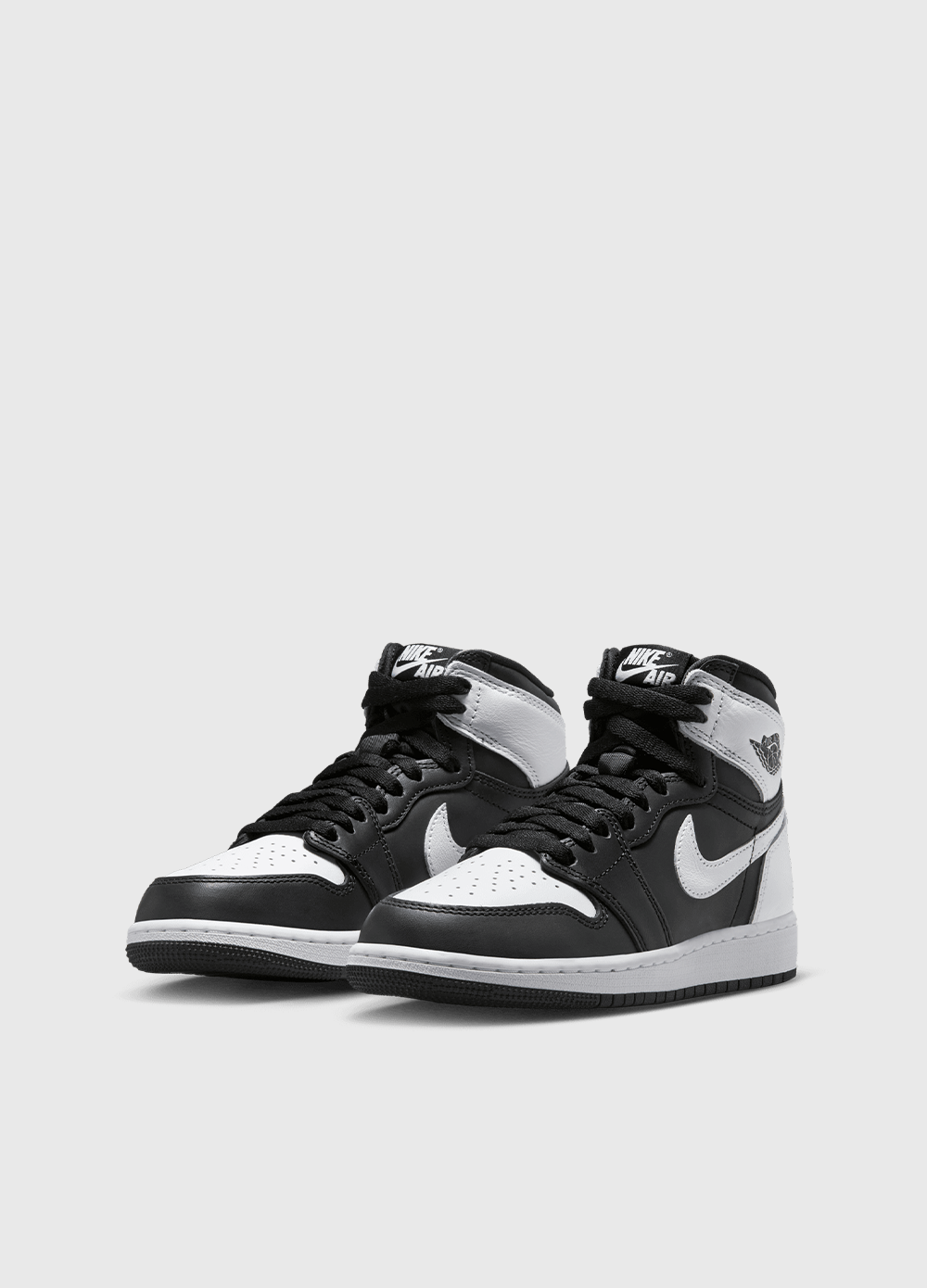 Air Jordan 1 High OG 'Black White' Sneakers (GS)