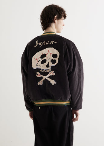 Sulfer Dyed Velvet Souvenir Jacket (RAINSKULL)