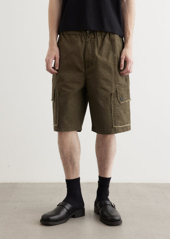 Frayed Cargo Shorts