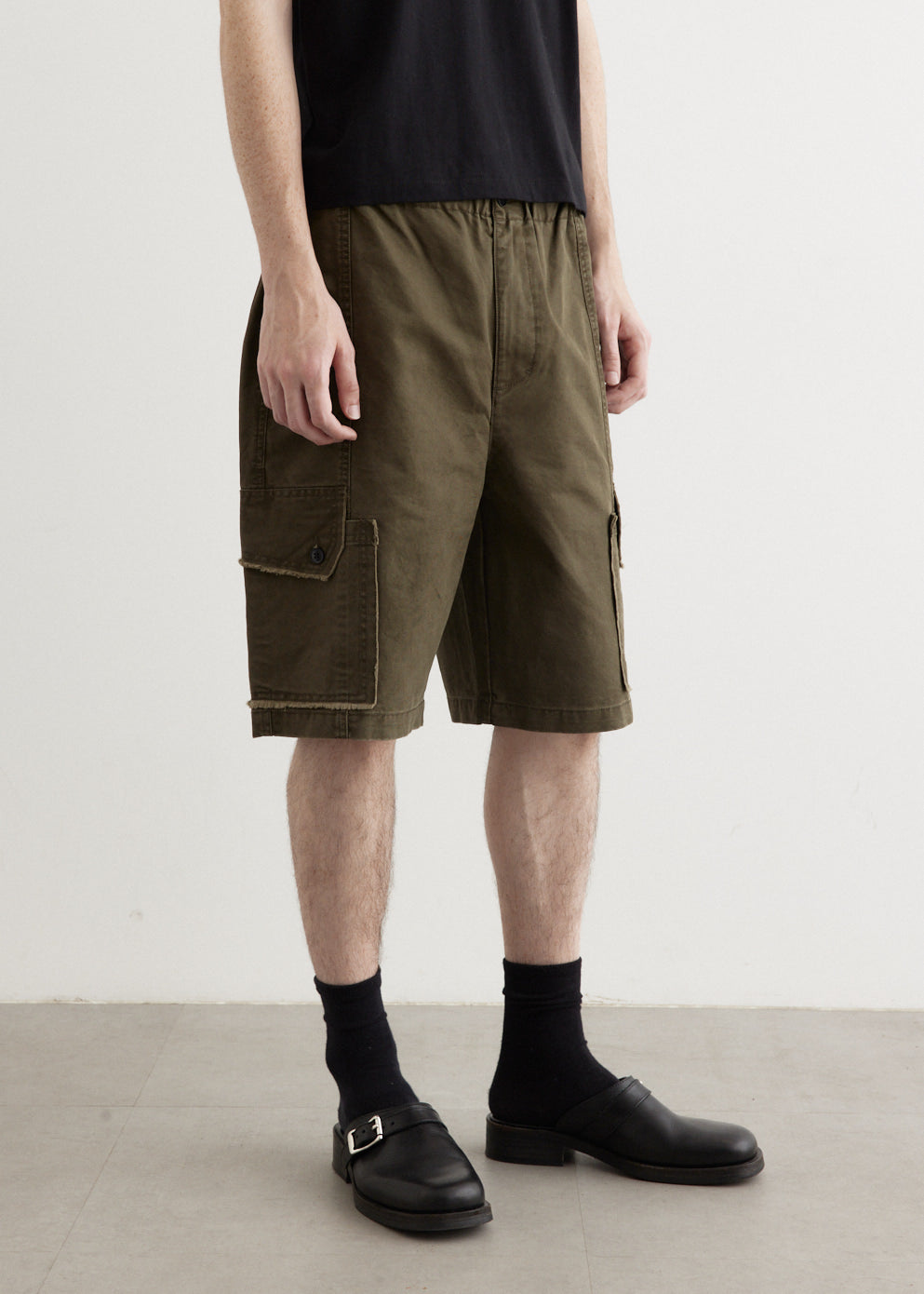 Frayed Cargo Shorts