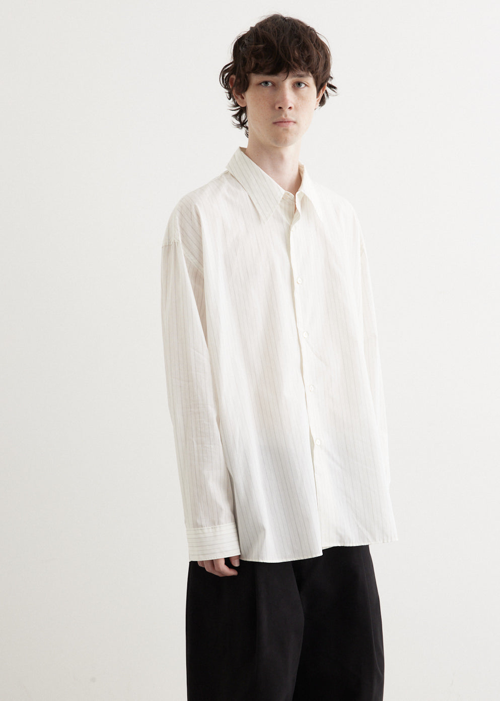Loche Oversized French Placket Shirt