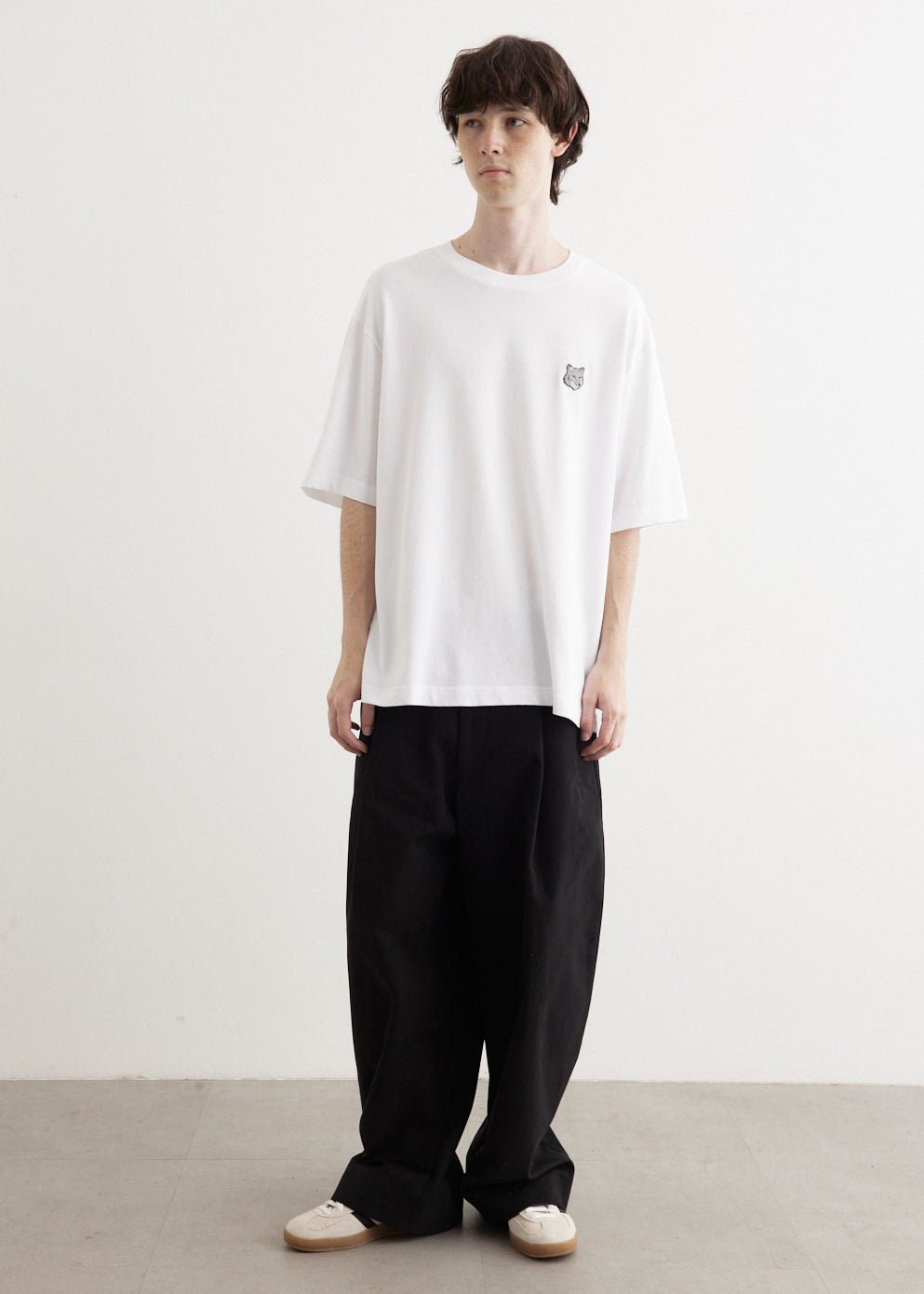 Bold Fox Head Patch Oversized T-Shirt