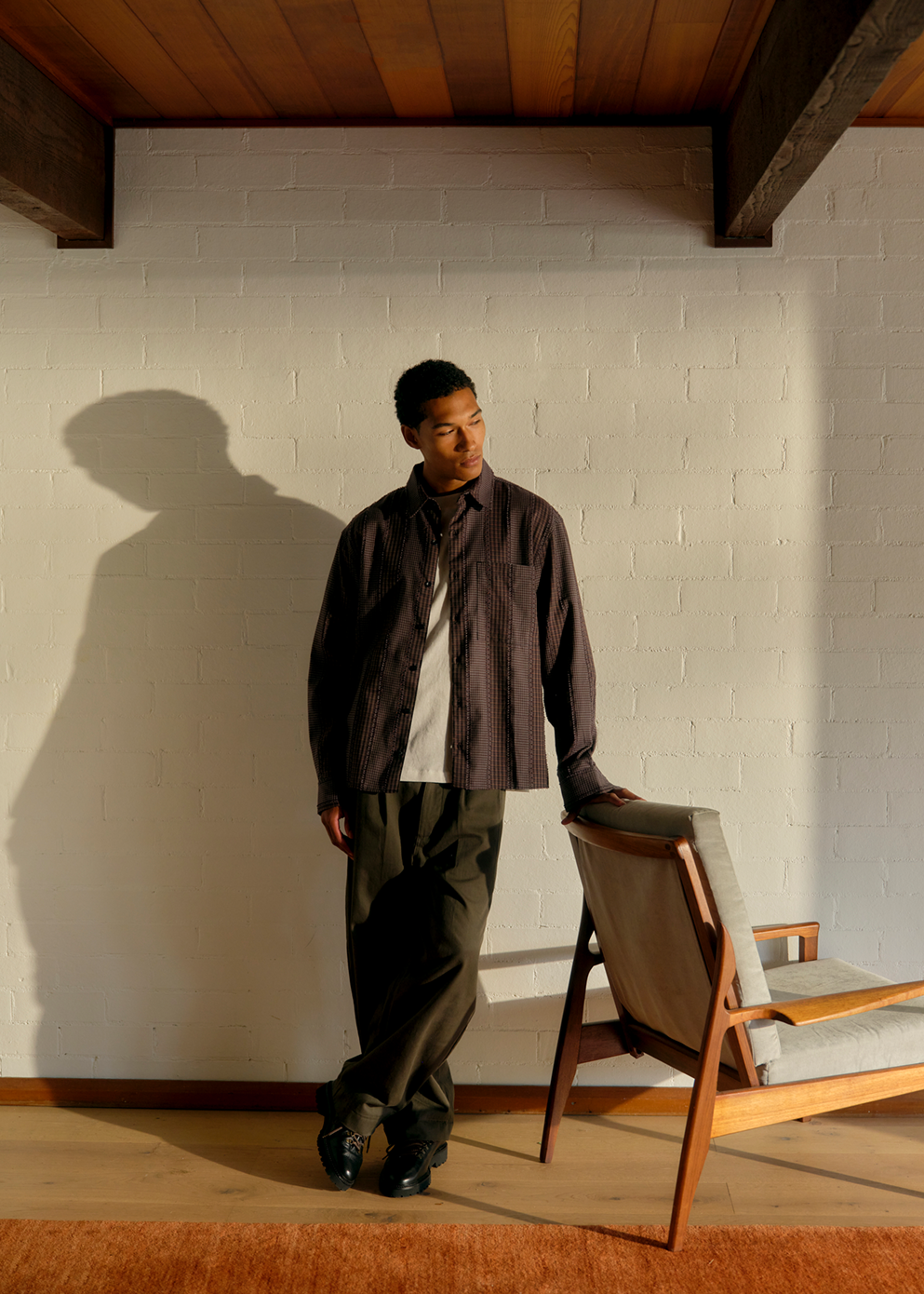 Ryder Vintage Boxy Long Sleeve Shirt