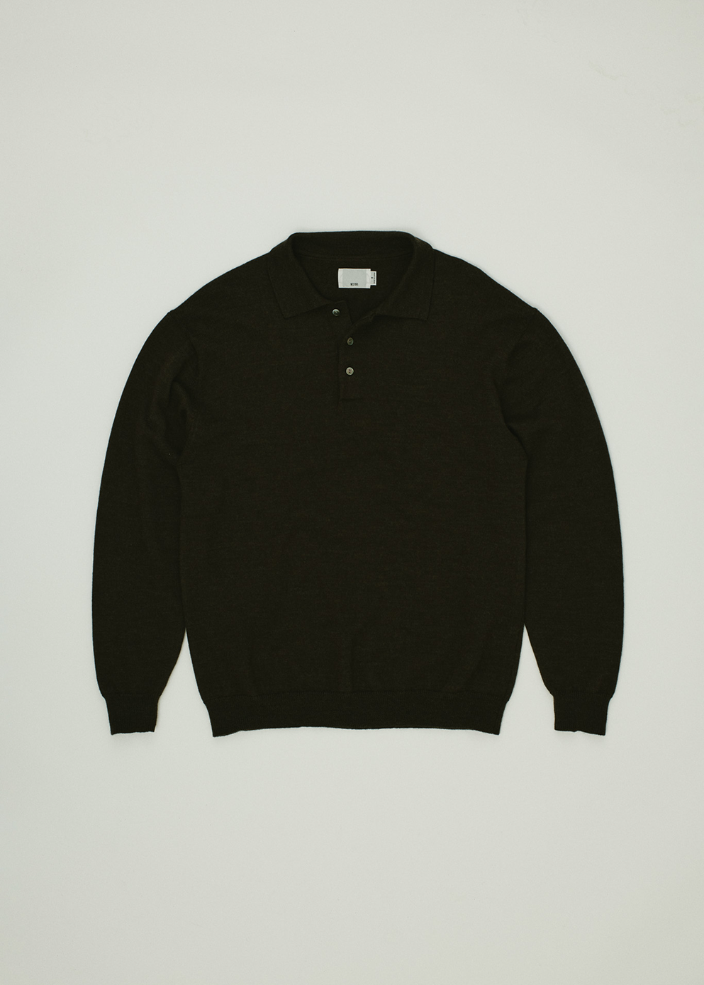 Classic Long Sleeve Knit Polo