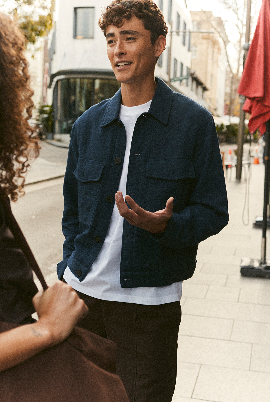 Stereo Wave Textured Jacket