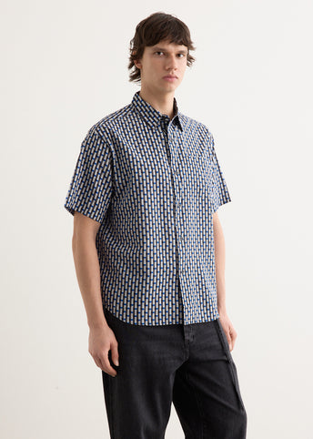Bruce Broken Stripe Short Sleeve Shirt