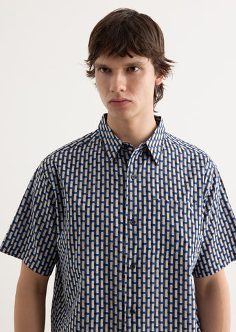 Bruce Broken Stripe Short Sleeve Shirt