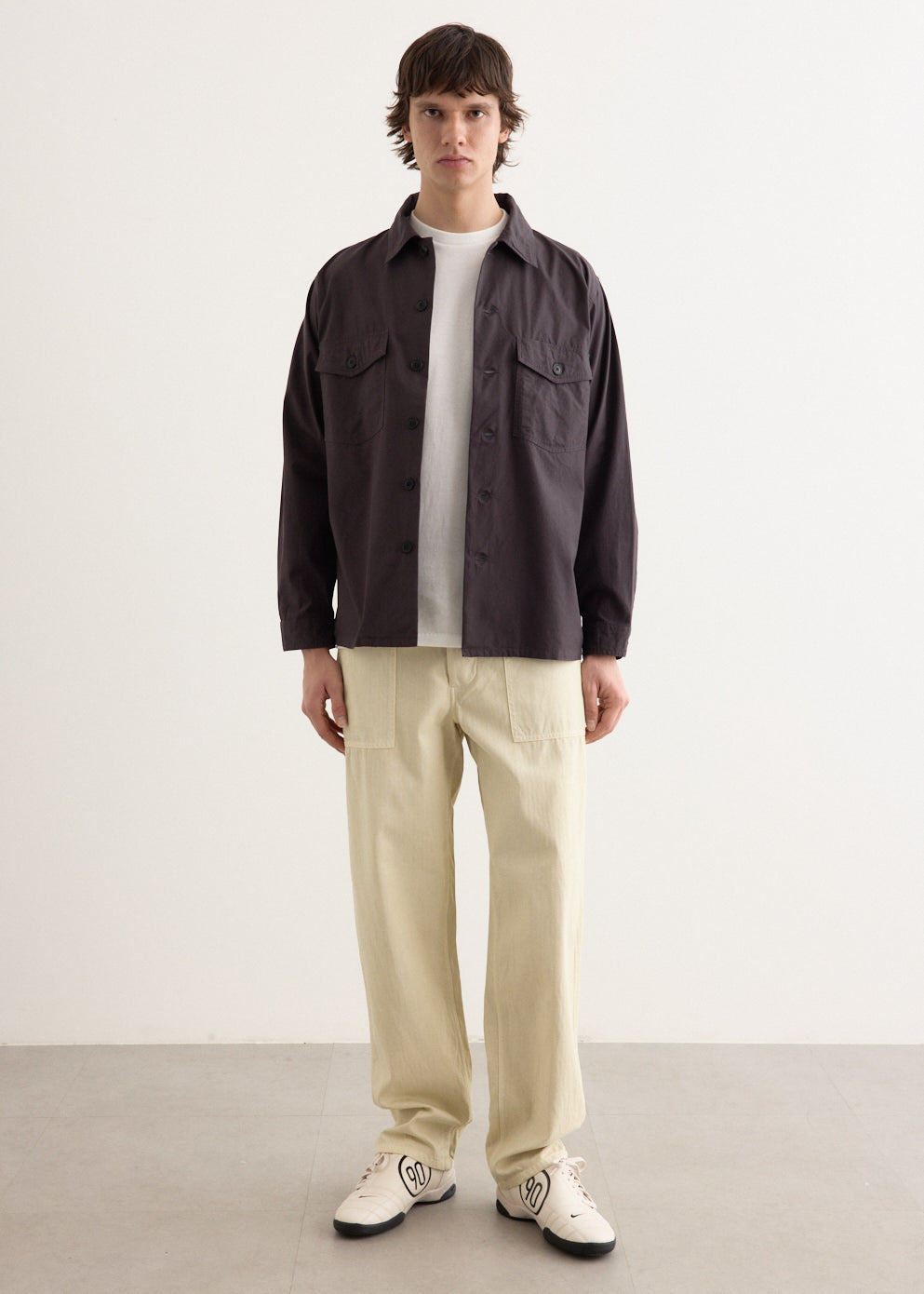 LIKE WEAR Cotton Baker Shirt