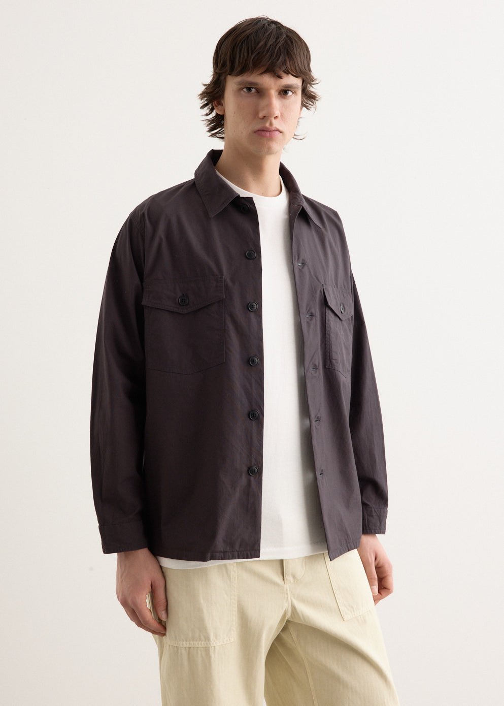 LIKE WEAR Cotton Baker Shirt