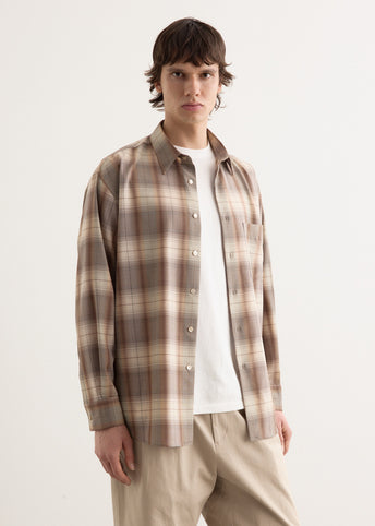 Super Light Wool Check Shirt