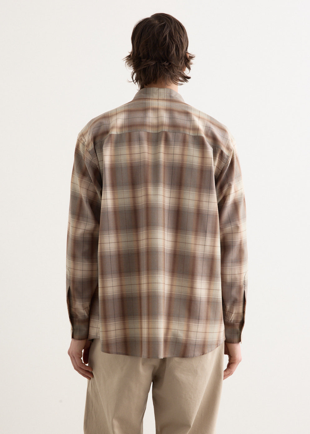 Super Light Wool Check Shirt