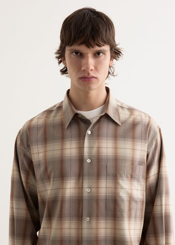 Super Light Wool Check Shirt