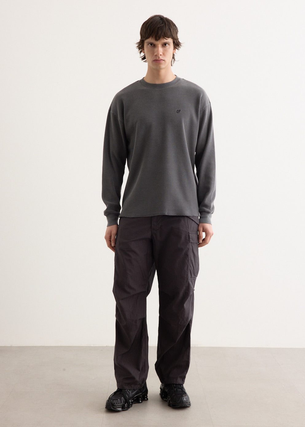SNYC Pigment Dyed Waffle Top