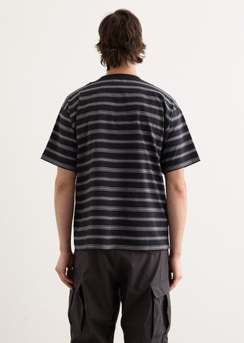 Border Stripe Relaxed Short Sleeve T-Shirt